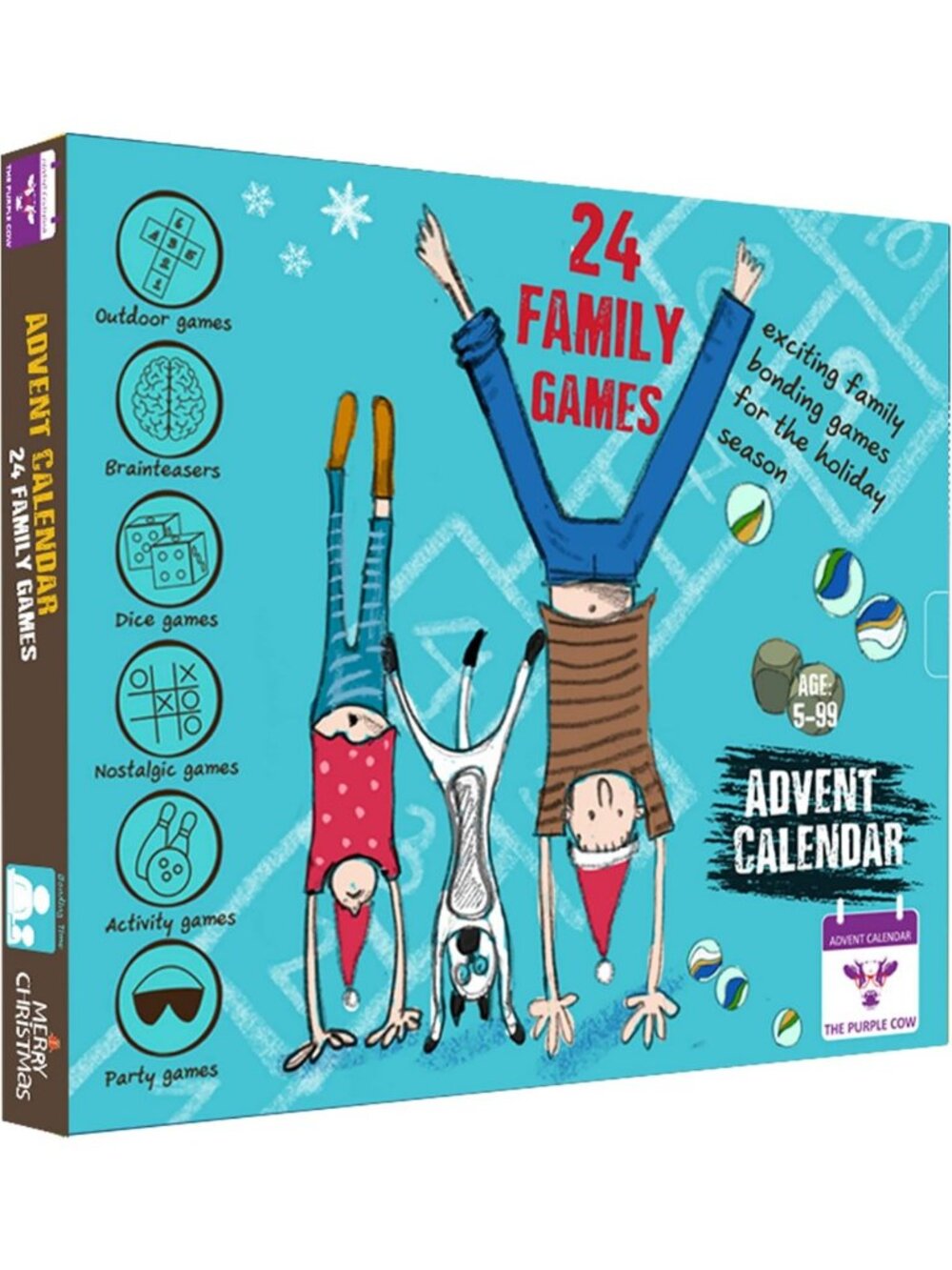 24 Fun Family Games Countdown Calendar - Screen-Free Family Bonding for Kids 6